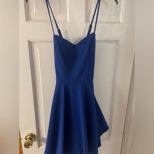 Blue cocktail dress